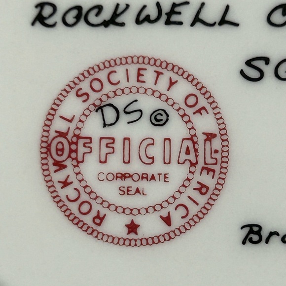 NORMAN ROCKWELL Vintage 1982 “The Tycoon” Collector’s Plate - Picture 4 of 10